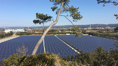 静岡県袋井市の太陽光発電